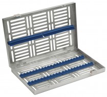 101-27701 20 Piece Locking Instrument Cassette Tray Blue