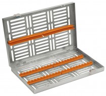 101-27701A 20 Piece Locking Instrument Cassette Tray Orange