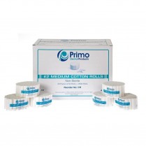 101-CR Primo Cotton Rolls #2 Medium 1.5" Non-Sterile (2000)