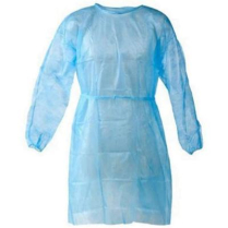 101-IG100BL Primo Isolation Gowns Level 1 Blue 30gsm (10)