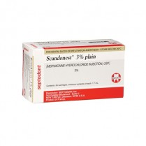 101-MEPIV3 Mepivacaine (Scandonest) 3% Plain (50)