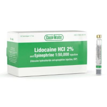 111-99169 Cooke Waite Lidocaine 2% Green 1:50,000 w/Epi (50)