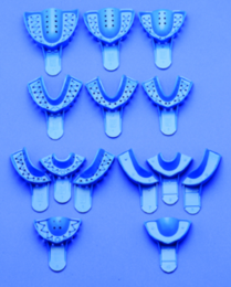 120-0921369 BO-Trays Disposable Impression Trays Perforated #6 (12)