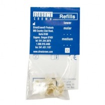 121-AC12 Direct Crown Refill Lower Molar Ac-12 Medium (8)