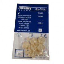 121-AC13 Direct Crown Refill Lower Molar Ac-13 Large (8)