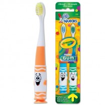 130-232RG G-U-M Crayola Pip-Squeaks Toothbrush (12)