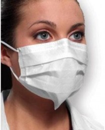 140-GCFCXSFSF Crosstex Ultra Sensitive SecureFit Earloop Mask No Fog White