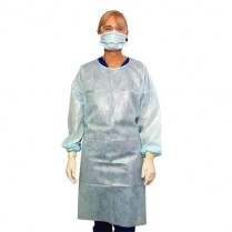 140-NP4BL Crosstex Plastic Bib Knee Blue