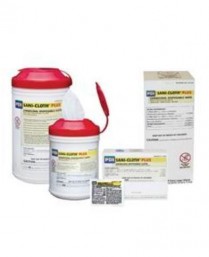 140-SANL Sani-Cloth Plus Wipes Large 6" X 6.75" (160)