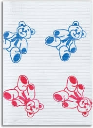 140-WPXTB Polyback Bib Teddy Bear