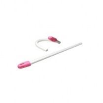 140-ZWPCPBG Crosstex Comfort Plus Saliva Ejecters White Bubble Gum (100)