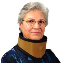 160-25BEIGE Apron Neck Collar Only #25 Beige