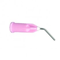 210-20L20 Pulpdent Lime-Lite Pre-Bent App Tips 20Ga Pink (20)