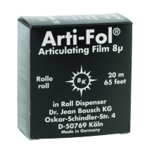 211-BK23 Bausch Arti-Fol Film Single Side Blue 20M