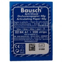211-BK61 Bausch Articulating Paper Thin Blue (300)