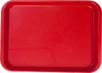 220-20Z401M B-Lok Flat Set Up Tray Red