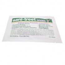 308-7002 Sani-Treet Green Evacuation Cleaner Uni-Dose Packettes (50)