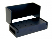 316-AB3001B Axis Aluminum Bur Block 15 FG Black
