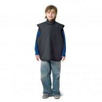 358-31354 Clive Craig Lead-Free Apron Charcoal Child W/Collar