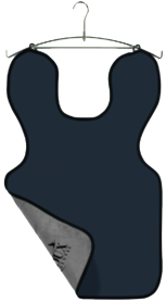 358-31458 Clive Craig Lead Free Apron Blue Microfiber No Collar