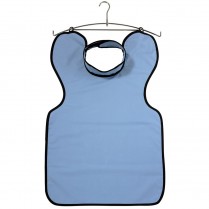 358-31459 Clive Craig Lead-Free Apron Blue Microfiber  W/Collar