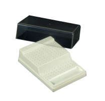 374-400LBB Plasdent Large Bur Block Ivory w/Lid 144 FG/RA + 24 FG