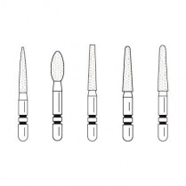 403-2015502 Two Striper Diamond Short Cut Assorted Pack (5)