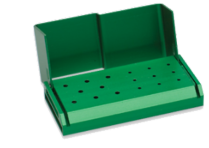 403-9051024 Premier Autoclavable Bur Block 9H-FG/9H-Ra Green