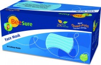 407-BE2100B BeeSure Earloop Mask Blue L2 (50)