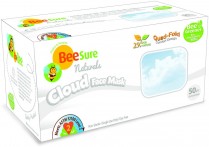 407-BE2430 BeeSure Naturals Earloop Mask Cloud White L2 (50)