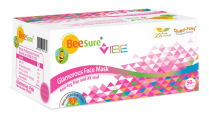 407-BE2530 BeeSure Vibe Earloop Mask L3 Glamourous Pink L3 (50)