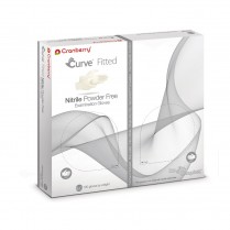 407-CR3428 Cranberry Curve Fitted Soft Nitrile Gloves #8 (50/Pr)