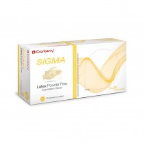 407-CR5815 Cranberry Sigma Pf Latex Gloves X-Small (100)