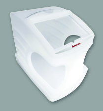 416-86A Handler Avenger Splash Hood w/Shield No Light