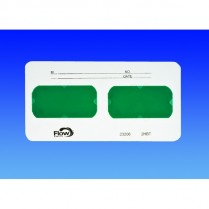 426-23206 Flow Plastic Film Mount 2 Window 2H-Bt (100)