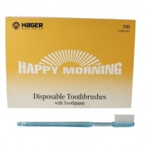 428-605401 Happy Morning Toothbrushes With Paste (100)