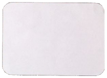 451-917521 Tidi Tray Cover White 9.5 x 12-3/8 (1000)