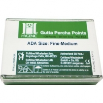 670-H01225 Hygenic Gutta Percha Ada Spec #57 Fine-Med (100)