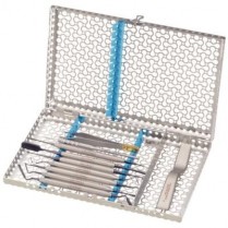 950-IM8128RAIL Hu-Friedy 12 Instrument Cassette Rail Blue