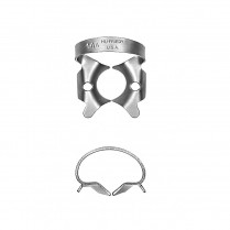 950-RDCM14A Clamp,Rubber Dam #14A Satin Steel