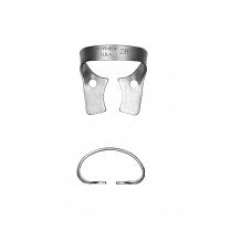 950-RDCM28 Clamp,Rubber Dam #28 Satin Steel