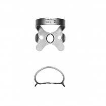 950-RDCM2A Clamp,Rubber Dam #2A Satin Steel