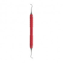 950-S204SC8E2 #204S Sickle/Curette DE Resin Eight Red