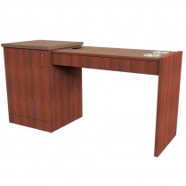  Contact Lens Left Hand Table with 1 Door Pedestal