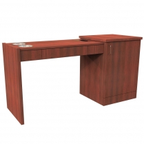  Contact Lens Right Hand Table with 1 Door Pedestal