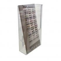 FL/LIT1S Sm Vertical 1Place Literature Holder (4"Wx7.25"H) for Flight