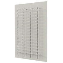  37.5"W Panel with Skinny Steel Rods