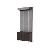 wall eyewear display, optical space design, frame display