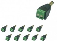 AZCO-AZCC301 Camera Power Connector - Male screw terminal (10/pkg)