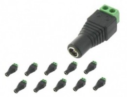 AZCO-AZCC304 Camera Power Connector - Female screw term (10/pkg)